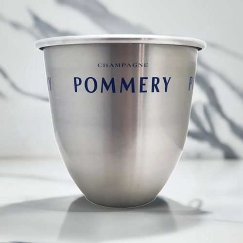 Pommery Branded Metal Ice Bucket - 5 Stars